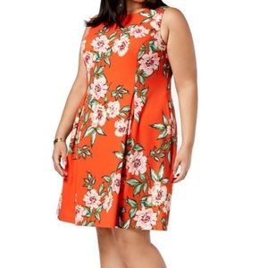 NWOT | Jessica Howard Orange Floral Shift Dress